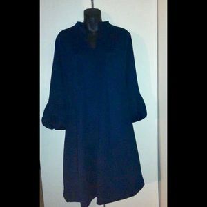 Navy blue swing dress